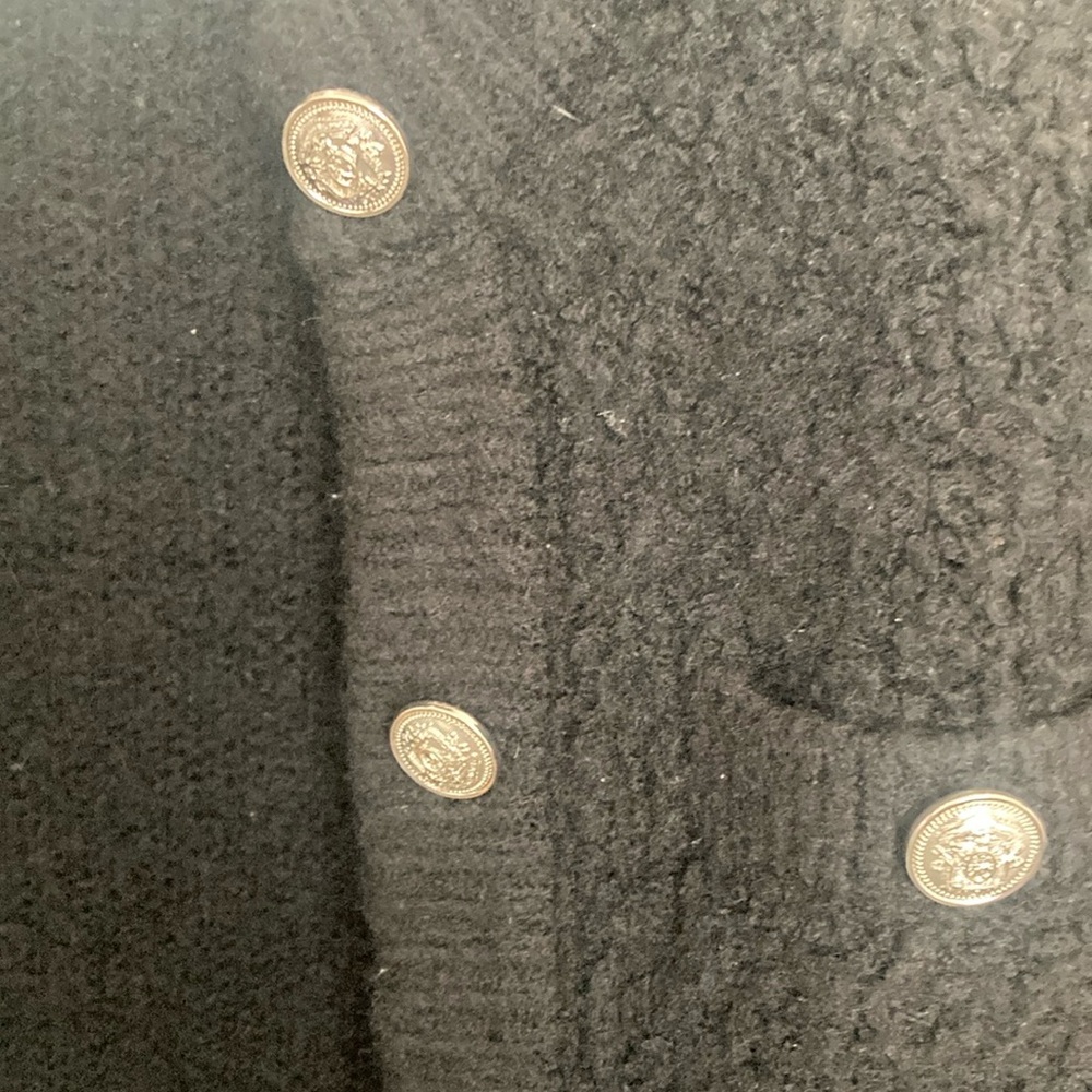 H&M Textured Cardigan with Silver Buttons - Picture 3 of 3